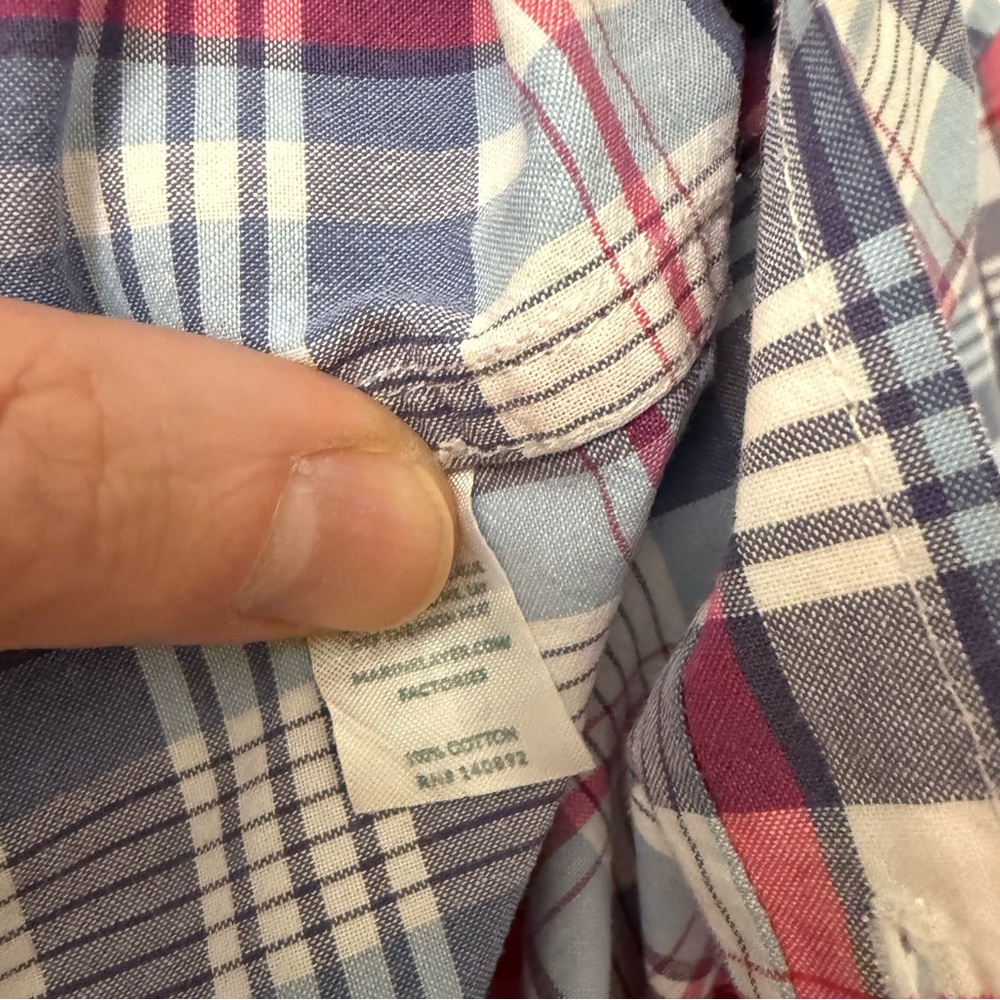 Marine Layer Signature Plaid Button-Down Shirt - Picture 7 of 8